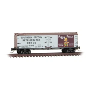 Micro-Trains 51800851 Southern Oregon Refrigerator Piggy Pears 40' Wood Reefer - Picture 1 of 1