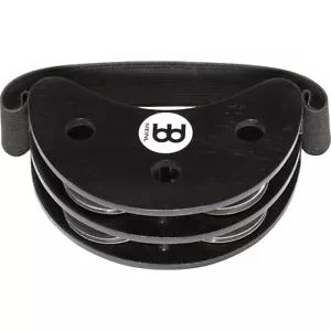 Meinl Foot Tambourine Steel Jingles Black - Picture 1 of 2