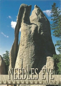 Needles Eye Black Hills South Dakota Unused New Postcard - Picture 1 of 2