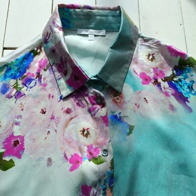 PATRIZIA PEPE SILK Blouse / Shirt size MED - GORGEOUS DESIGN Floaty £400+ - Image 1 of 4