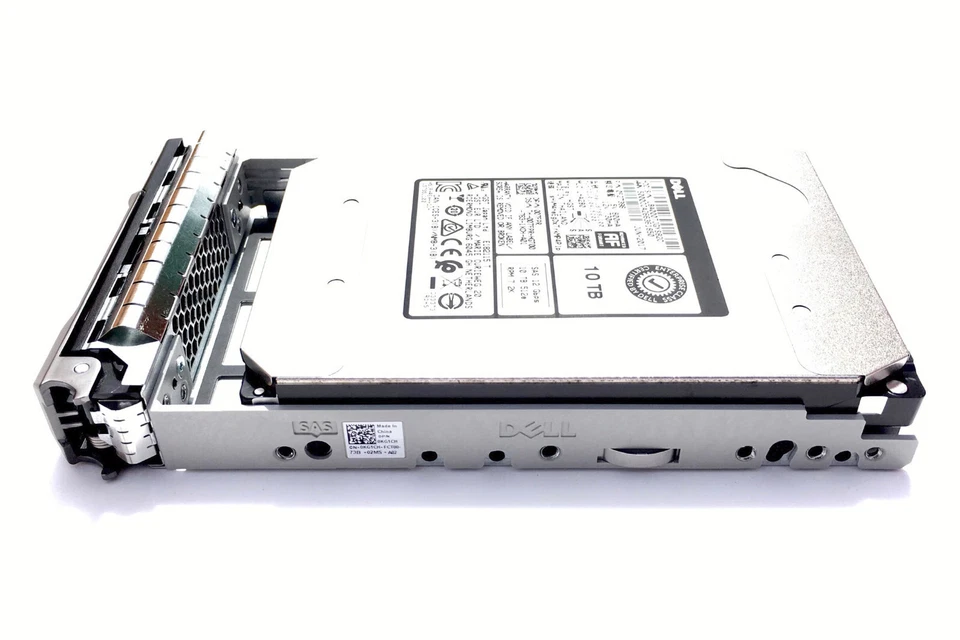 Dell 10TB 7.2K SAS 3.5" 12Gbps Drive and Tray for PowerEdge T340  T440 T640 - Image 1 of 1