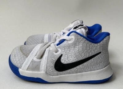 Nike Kyrie 3 Niño Pequeño Blanco Azul Zapatos Atléticos Tenis 869984-102 Talla 7C -K02 Foto 1 de 4