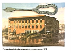 Antiguo - BROADVIEW DAIRY CO. Spokane, WA - Abridor de botellas de leche - Imagen 1 de 14