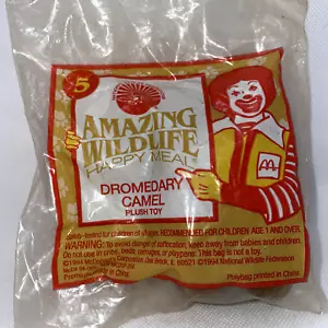 Juguete de peluche Amazing Wildlife McDonalds Happy Meal 1995 - camello dromedario #5 - Imagen 1 de 4