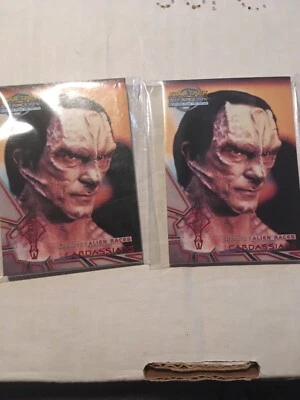 Greatest Alien Races Star Trek Deep Space Nine Skybox Trading 1999 AR Lot Of 2 - Image 1 of 2
