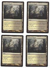 MTG Magic The Gathering Innistrad Isolated Chapel X 4 Rare Plains Swamp Mana