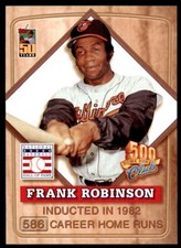 2001 POST NATIONAL BASEBALL HALL OF FAME FRANK ROBINSON BALTIMORE ORIOLES. #586