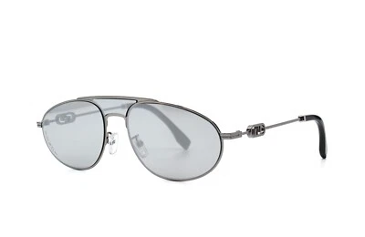 GAFAS DE SOL FENDI FE40072U 14C GRIS PLATA ESPEJO AUTÉNTICAS Foto 1 de 4