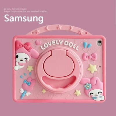 My Melody Portable Silicon 360°Rotating Bracket TabletCase For Samsung SX-Tab A7 - Image 1 of 4