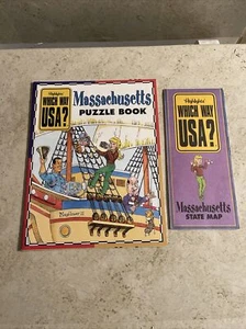 highlights Which Way Usa Massachusetts Puzzle Book And State Map - Picture 1 of 5