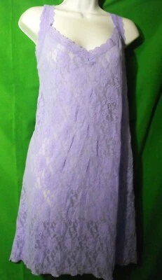 NEW HANKY PANKY 485214X SIGNATURE MADE IN USA HYAC PLUS SIZE LACE CHEMISE 3X - Image 1 of 2