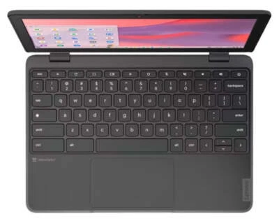 Lenovo 100e Gen-4 11.6" CB, Intel N100 4GB RAM, 32GB eMMC, ChromeOS - 83G80000US - Image 1 of 4