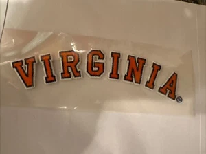 Virginia Cavaliers Vintage Embroidered Iron On Patch 1” Each LETTER 1” - Picture 1 of 4