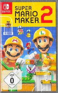 Super Mario Maker 2 - Nintendo Switch - New & Original Packaging - German Version
