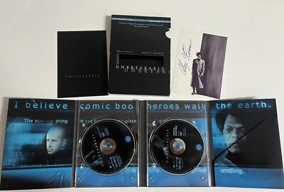 UNBREAKABLE DVD 2 DISC SET, BRUCE WILLIS, SAMUEL JACKSON,ALEX ROSS ILLUSTRATIONS - Image 1 of 4