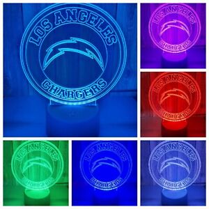 Los Angeles Ladegeräte 3D LED Lampe
