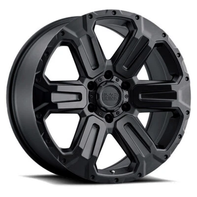 18 Inch Black Rims Wheels Chevy Silverado 1500 Avalanche GMC Sierra 6 Lug LIFTED - Image 1 of 4