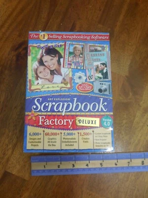 Scrapbook Factory Deluxe 4.0 Software Nova Dev. Windows XP or Vista - Image 1 of 4
