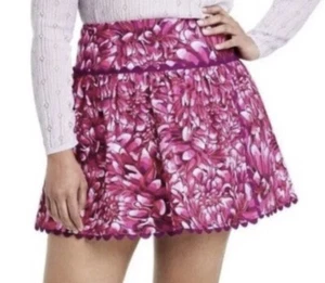 Minifalda Kika Vargas X Target Mamá Floral Borde Vieira - Rosa Talla 2 - Imagen 1 de 6