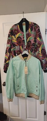Scotch & Soda 169689 Printed Reversible Bomber Jacket size large brand new with - Image 1 of 4