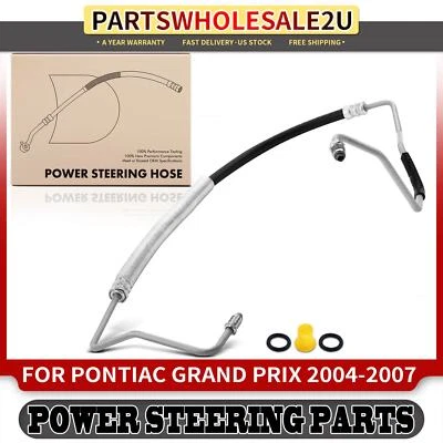 New Power Steering Pressure Line Hose Assembly for Pontiac Grand Prix 04-07 3.8L - Image 1 of 4