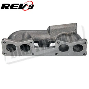 For 89-90 240SX S13 Single Cam KA24E KA24 Cast Iron Top Mount T3 Turbo Manifold - Picture 1 of 7