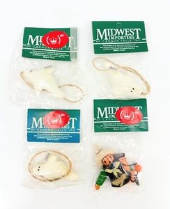 Vintage Midwest Importeure Halloween hängende Geister & Vogelscheuche Dekoration Posten 4 - Bild 1 von 8