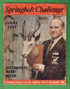 #KK. RUGBY UNION PICTORIAL - 1965 SPRINGBOK TOUR OF NEW ZEALAND, BOOK TWO - Picture 1 of 4