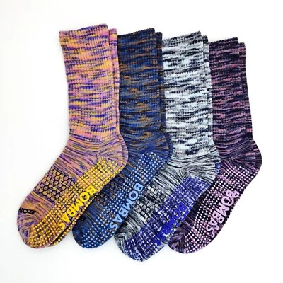 4 pares de calcetines BOMBAS para mujer con agarre nido de abeja talla mediana 6-10 Foto 1 de 4