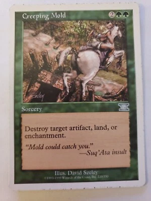 MTG Magic The Gathering Card Creeping Mold Sorcery Green Sixth edition 1999 - Image 1 of 2