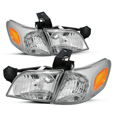 Par de faros cromados para Chevy Montana/Venture/Silhouette 1997-2005 izquierda+derecha Foto 1 de 4