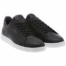 puma shoes black leather