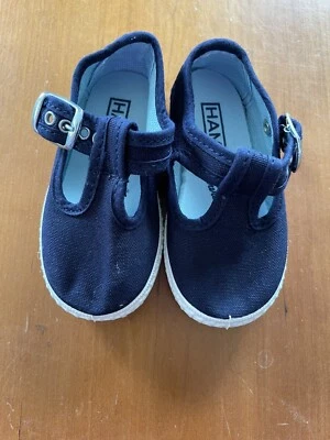 Zapato Hampton de lona nuevo sin caja Nantucket azul Mary Jane bebé/niño pequeño-4 (EU19C) Foto 1 de 4