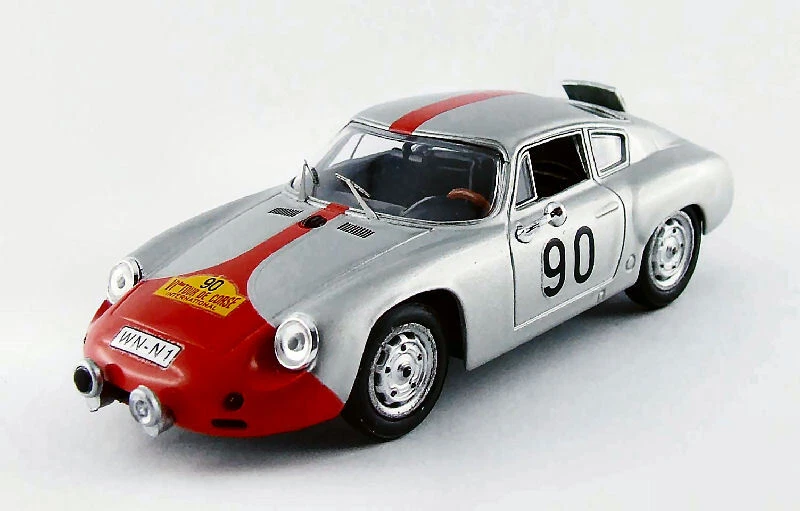 Modellino Auto Rally diecast Best PORSCHE ABARTH scala 1:43 rallye modellismo - Immagine 1 di 1