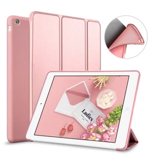 For iPad 5/6/7/8/9th 10.2 Air 5/4 Mini Pro 11 Magnetic Silicone Smart Case Cover - Picture 1 of 28