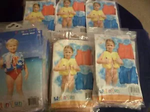 Chaleco de baño para niños Wet n' Fun 3-5 años 15 in nuevo verano playa piscina divertido lote de 2 - Imagen 1 de 8