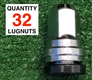 Set 32 Lugnuts Lug Nuts OEM Factory Ford F250 F250SD Harley Davidson 8 Wheels - Picture 1 of 15
