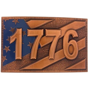 1776 Antique Copper Belt buckle - Picture 1 of 6