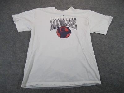 Vintage Nike Pittsburgh Maulers USFL T-Shirt  L Center Swoosh  - Image 1 of 4