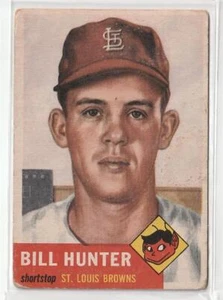 Bill Hunter 1953 Topps #166 Gd St. Louis Browns - Aliz - Bild 1 von 2