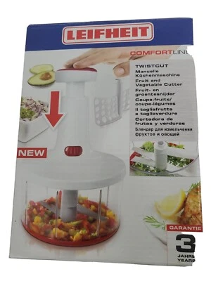 Cortador de frutas y verduras Leifheit corte torcido trituradora 20 5 cm Foto 1 de 4
