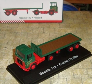 EDDIE STOBART - SCANIA 110 SUPER - FLATBED TRUCK -1:76 - BOXED - Picture 1 of 6