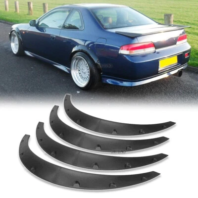 For Honda Prelude Flexible Wheel Arches Fender Flares Extra Wide Body 4.5'' 90mm - Image 1 of 4