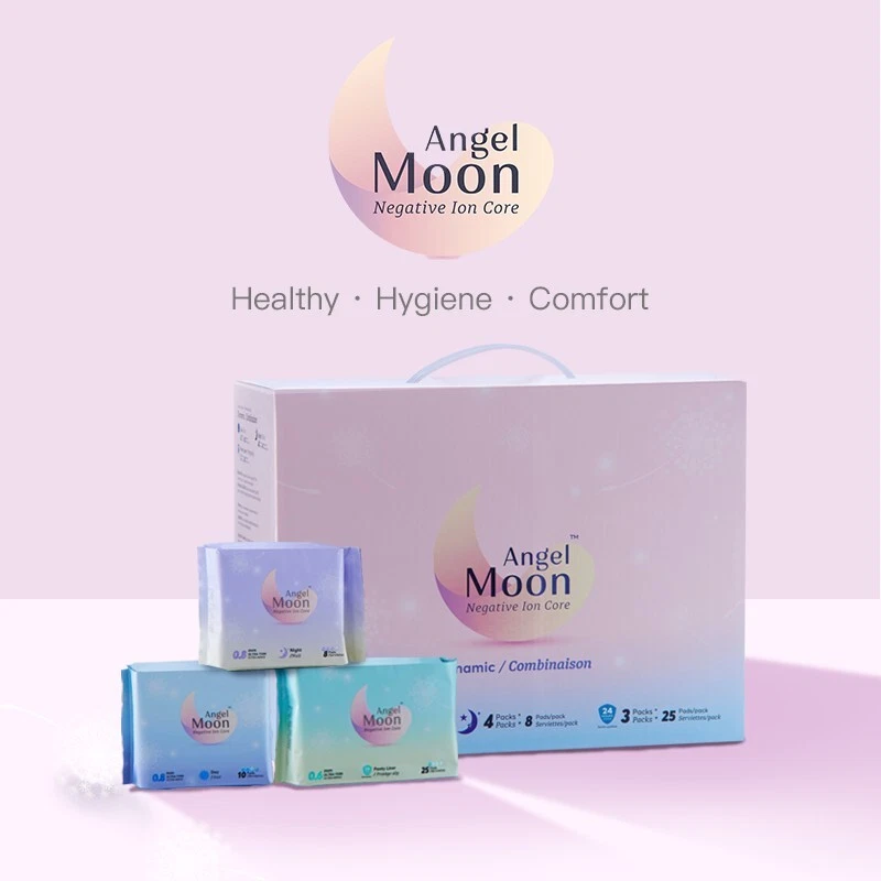 Angel Moon Dynamic Set of/4day packs/4 Night packs/3 pantyliner packs - Image 1 of 4
