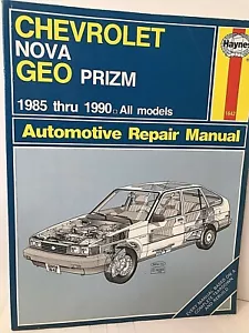 Manual de reparación Haynes 1642 para Chevrolet Nova Geo Prizm 1985 hasta 1990 todos los modelos - Imagen 1 de 8