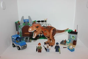 LEGO Jurassic World 10758 T. Rex Breakout complete w/dino & minifigures - Picture 1 of 8