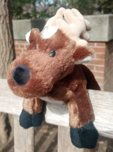 Ganz Webkinz Reindeer Plush Stuffed Animal Brown Moose Deer HM137 Toy (NO CODE) - Picture 1 of 16