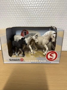 Schleich Nature Set Horses Lipizzaner Small NIB - Picture 1 of 8