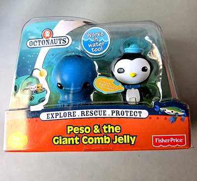 全新 Fisher Price 2013 Octonauts - Peso and the Giant Comb 果冻玩偶 — 第 1/3 张图片