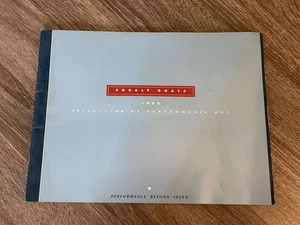 VINTAGE 1990 COBALT BOATS DEALER BROCHURE PERFORMANCE BEYOND SPEED - Picture 1 of 3